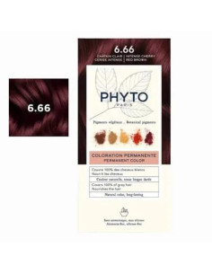 PHYTO COLOR COLORATION PERMANENTE CHATAIN CLAIR CERISE...