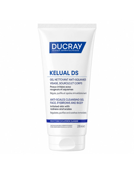 DUCRAY KELUAL DS GEL NETTOYANT ANTI SQUAMES 200 ML