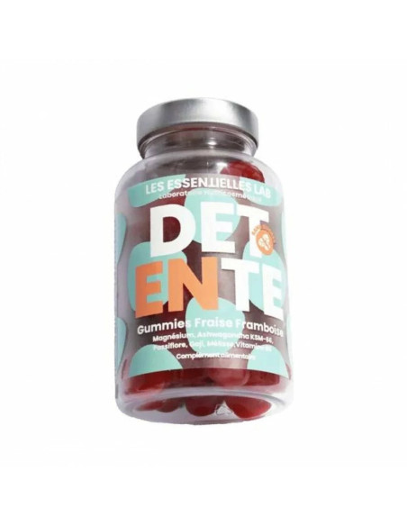 LES ESSENTIELLES LAB DETENTE GUMMIES FRAISE FRAMBOISE BT/60
