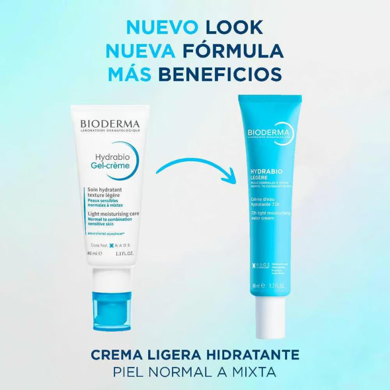 Bioderma Hydrabio Crème d’Eau Hydratante Légère...
