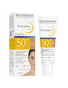 BIODERMA PHOTODERM M GEL CREME TEINTE DOREE SPF50+ 40ML