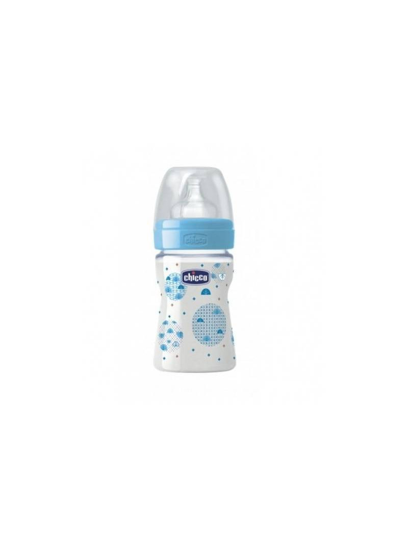 CHICCO BIB PLASTIC 150ML BLEU 286112