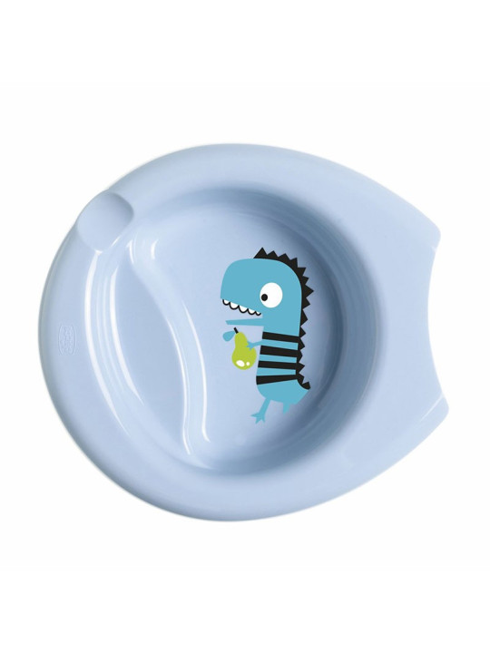 Assiette Creuse Décorée Avec Rebord - 6M+ BLEU