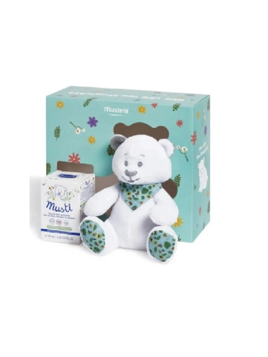 MUSTELA Coffret Musti unisexe Eau de Soin Parfumée 50ml avec Doudou offert