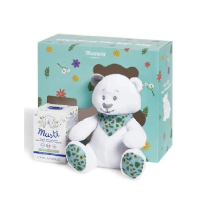 MUSTELA Coffret Musti unisexe Eau de Soin Parfumée 50ml avec Doudou offert