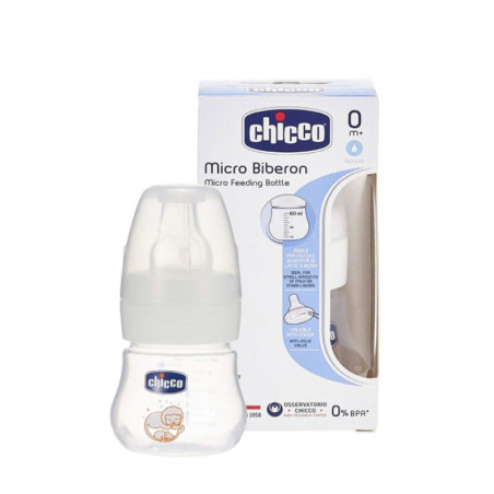 CHICCO MINI BIBERON EN PLASTIQUE 60 ML REF.707013
