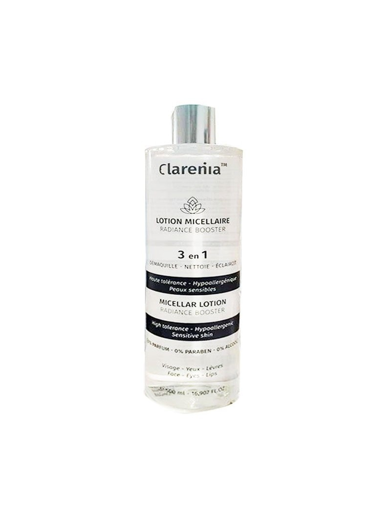 CLARENIA EAU MICELLAIRE 3EN1 500 ML