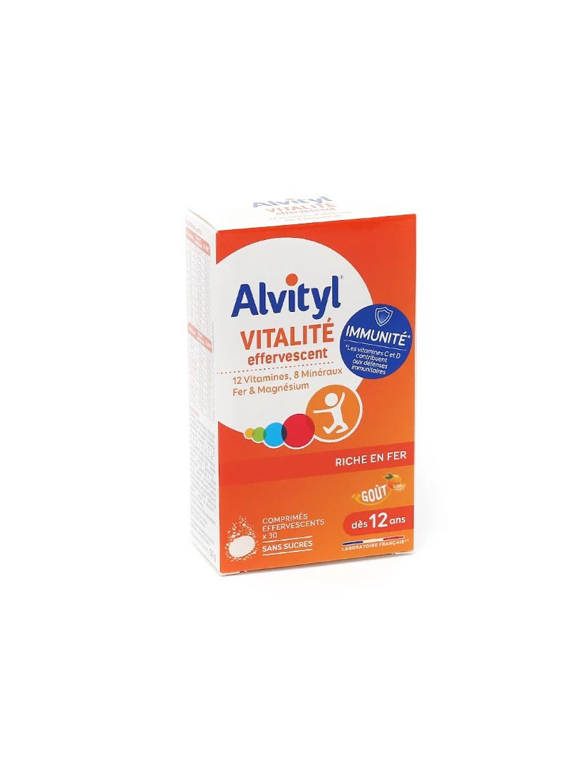 Alvityl Multivitamine Effervescents Sans Sucre 30 comprimés