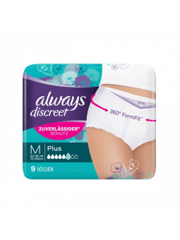 ALWAYS DISCREET PLUS "M" / 9 CULOTTES