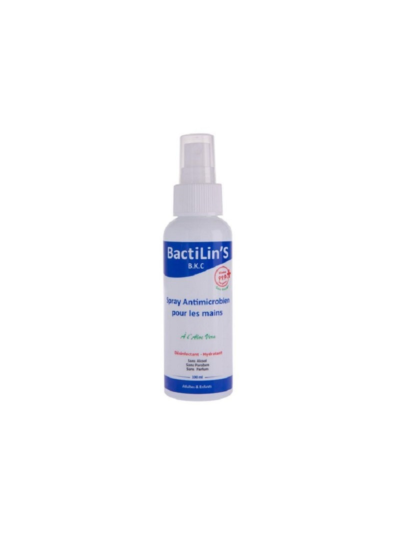 BACTILIN'S SPRAY DESINFECTANT POUR LES MAINS 100 ML
