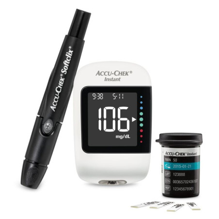 ACCUCHEK INSTANT COFFRET 110 BAND+LECTEUR GRATUIT