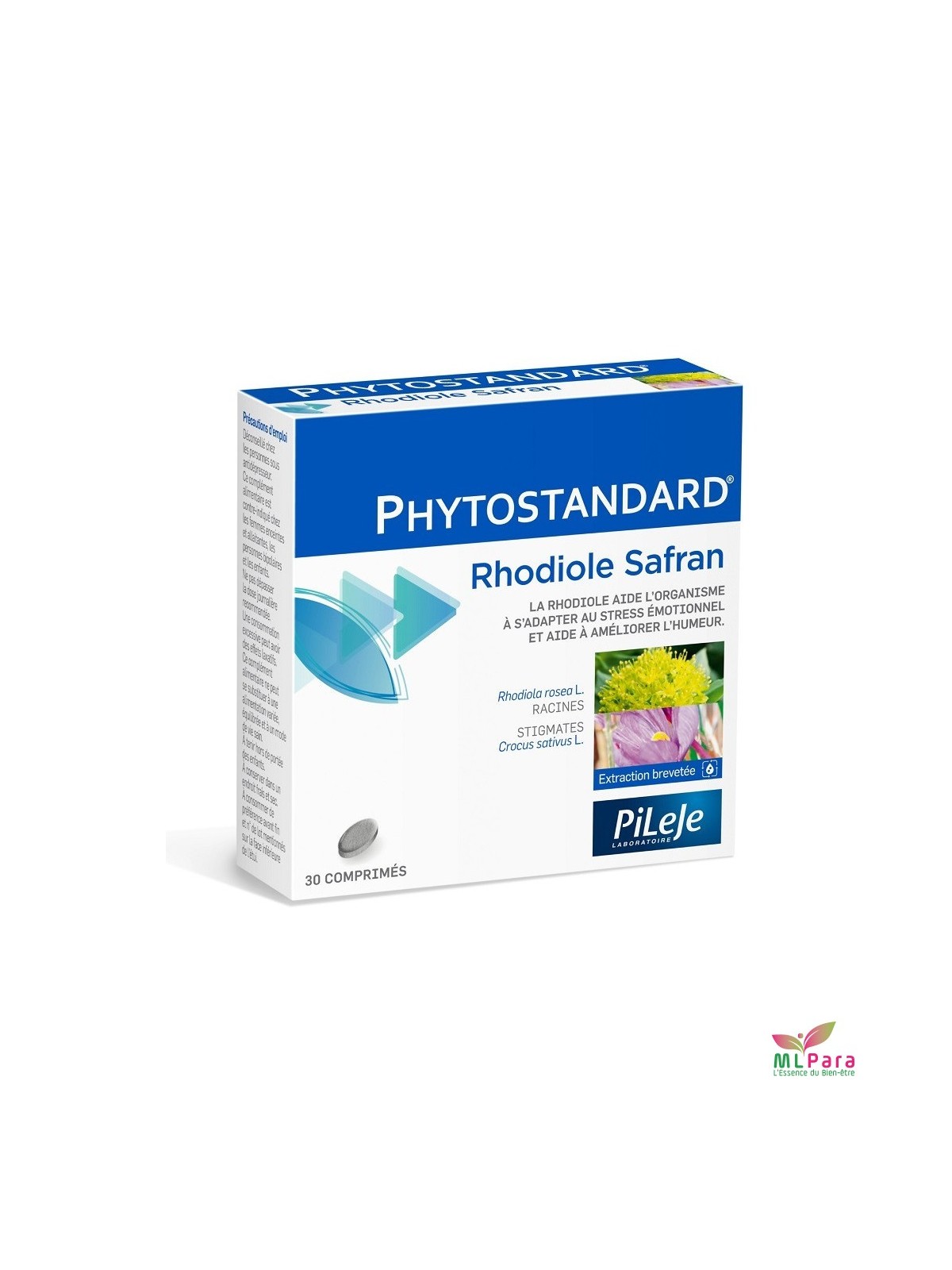 Pileje Phytostandard de Rhodiole et Safran BT/30 Pileje Phytostandard de Rhodiole et Safran BT/30