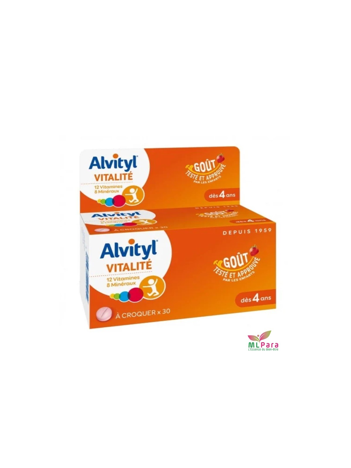 ALVITYL VITALITE A CROQUER GOUT FRAISE 30 COMPRIMES ALVITYL VITALITE A CROQUER GOUT FRAISE 30 COMPRIMES