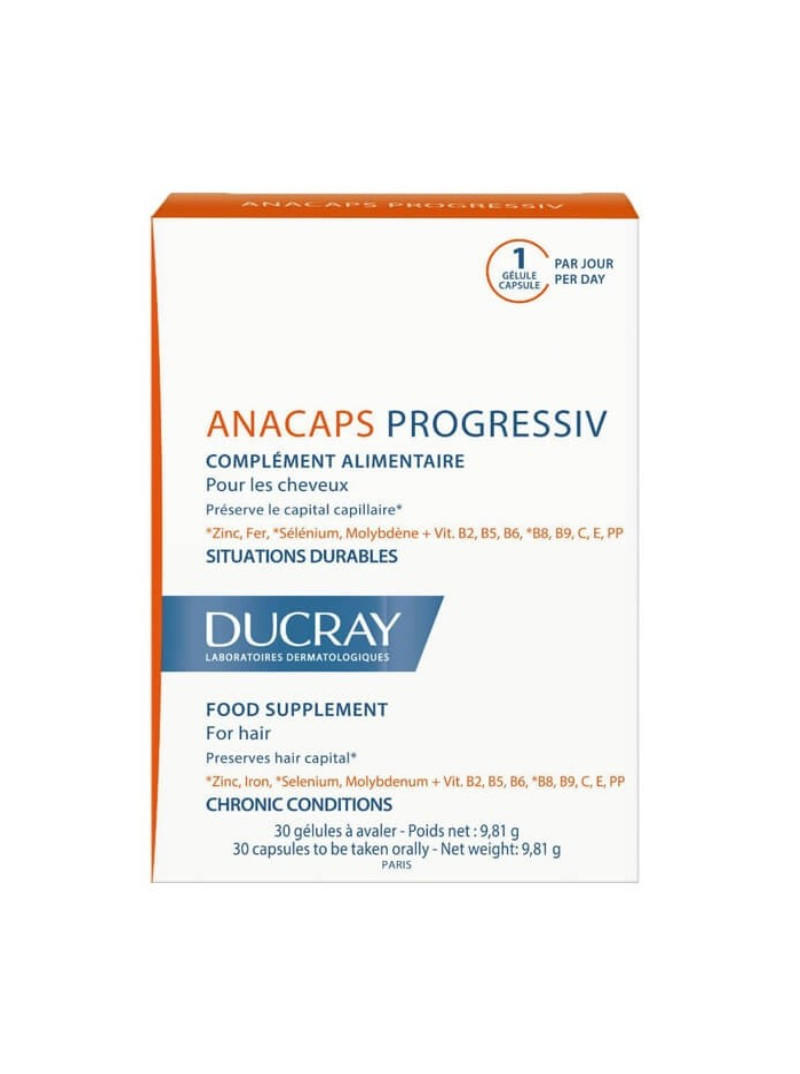 Ducray Anacaps Progressiv 30 gélules