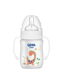 WEE BABY BIBERON COL LARGE PP AVEC POINGEE 0-6M 150 ML  REF.137