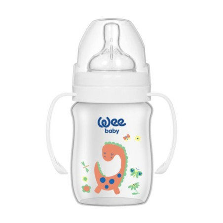 WEE BABY BIBERON COL LARGE PP AVEC POINGEE 0-6M 150 ML  REF.137