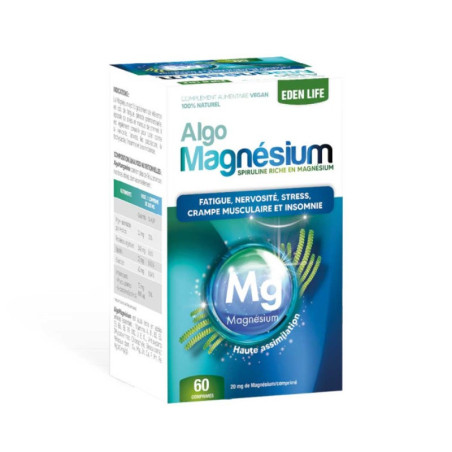 Eden Life Algo ALGOMAGNESIUM BT/60 comprimés