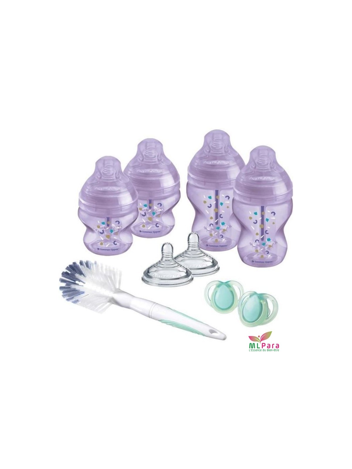 TOMMEE TIPPEE  Advanced Anti-colique Kit Naissance violet REF/422750