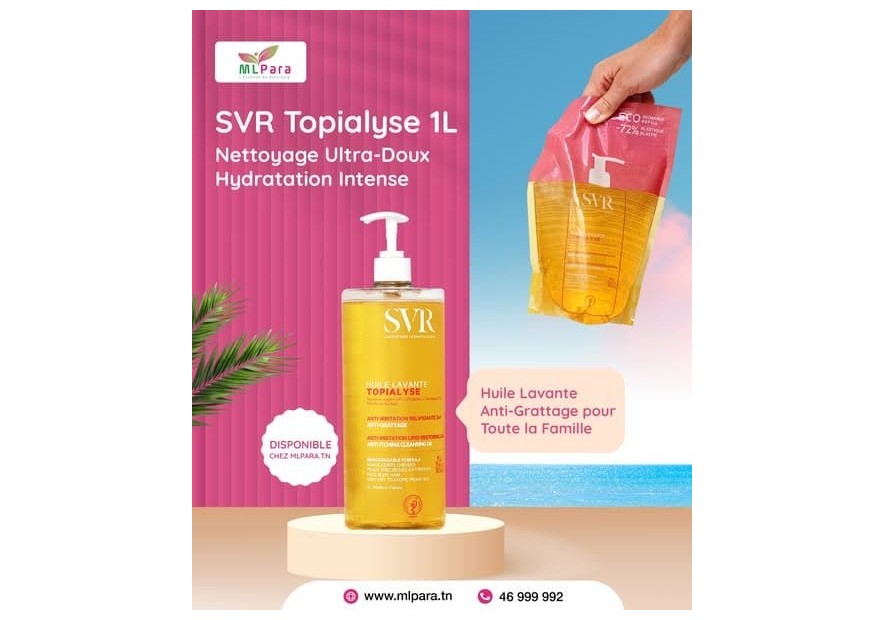 SVR Topialyse gel lavant 1L est là pour sauver votre peau