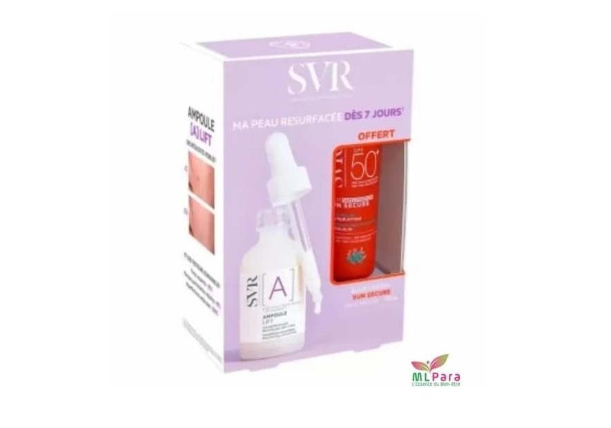 SVR coffret [A] ampoule lift 30ml+Sun Secure Blur SPF50+ 15ML offert 
