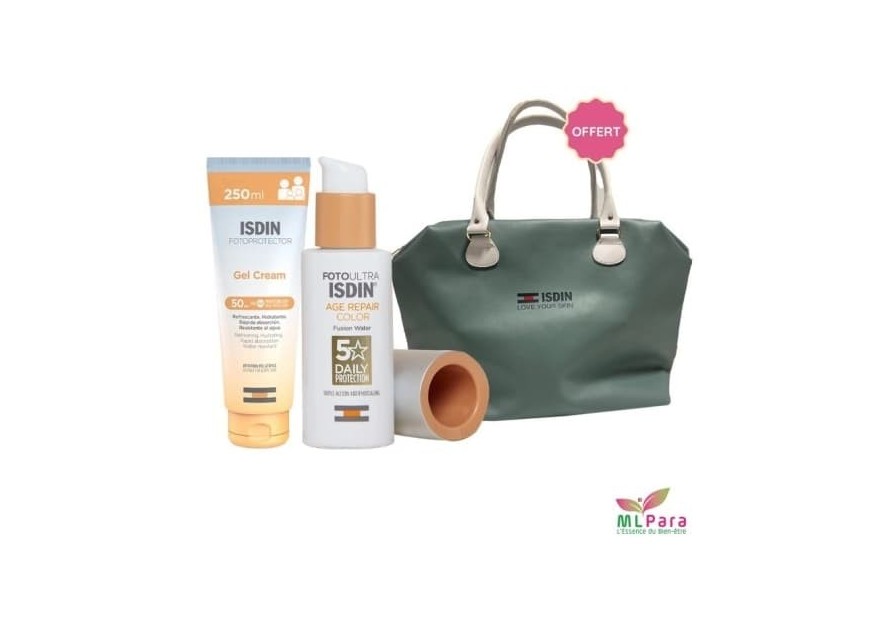Pack Solaire ISDIN anti-âge + sac offert