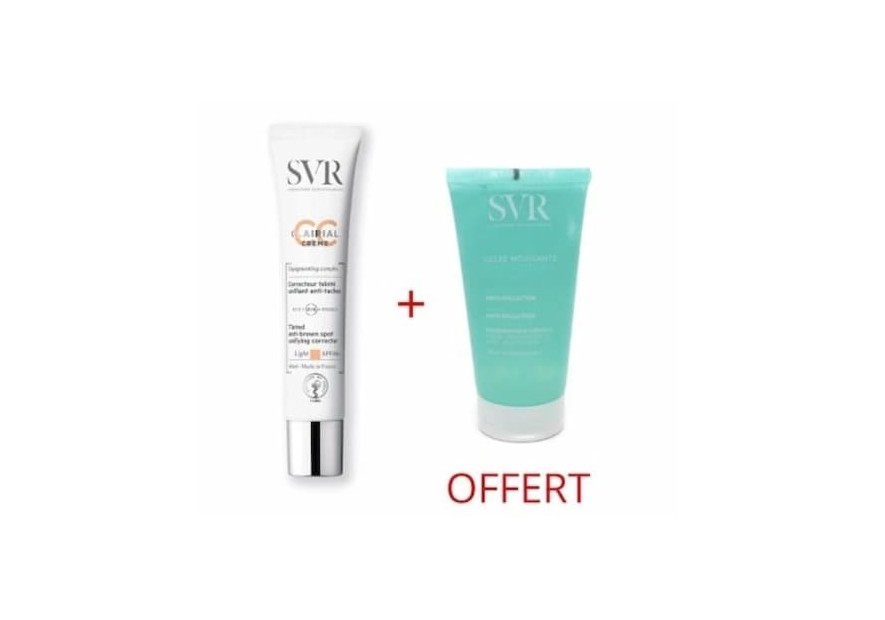 Découvrez la crème SVR CLAIRIAL CC Light SPF50+