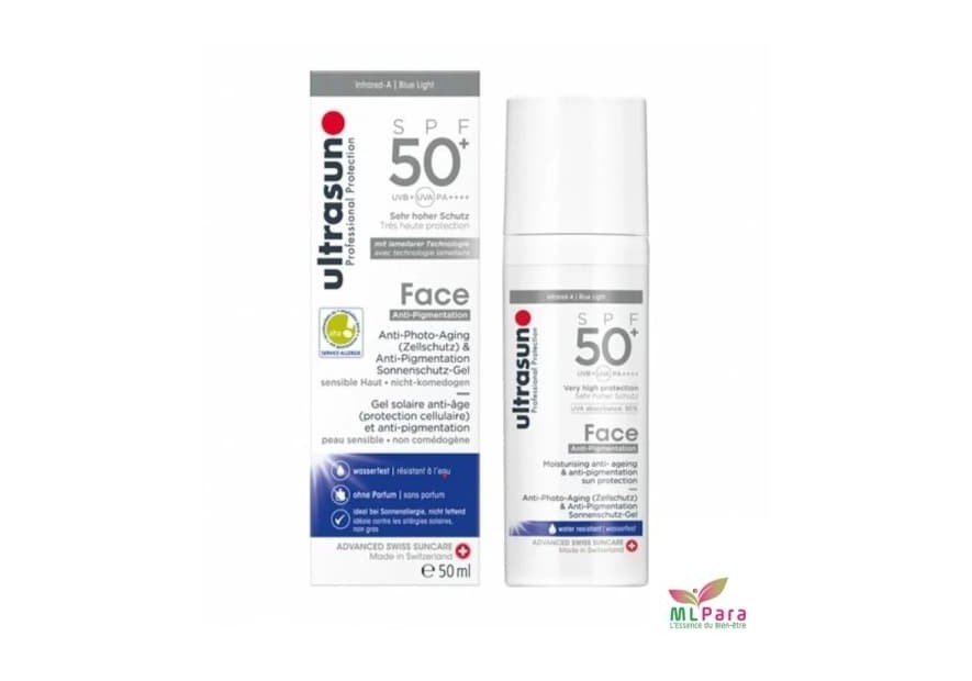 L'écran solaire Ultrasun Face Anti-Pigmentation SPF50+