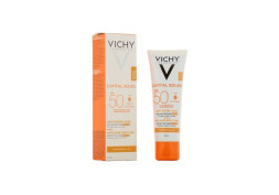 Zoom sur le Vichy Capital Soleil SPF 50+ Anti-Taches 3-en-1