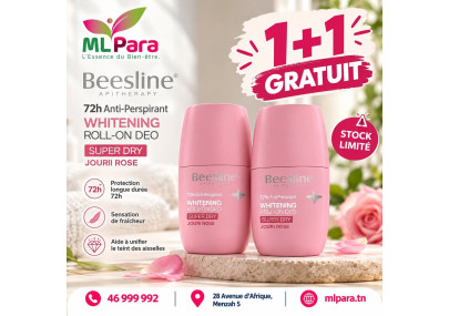 Profitez de l'offre du Beesline Whitening Roll-On Deo Super Dry Jouri Rose