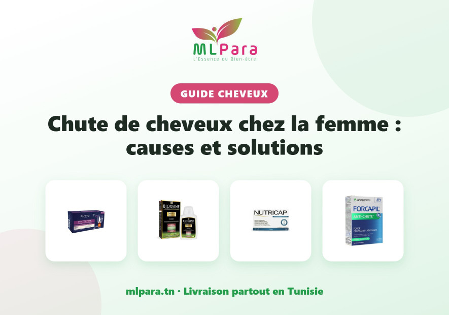 Chute de cheveux chez la femme : causes et solutions