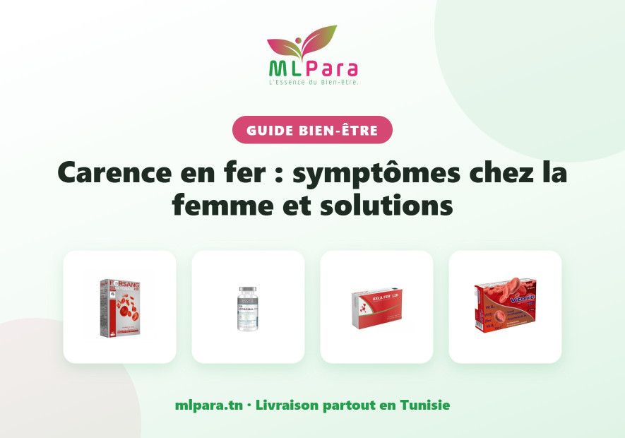 Carence en fer : symptômes chez la femme et solutions